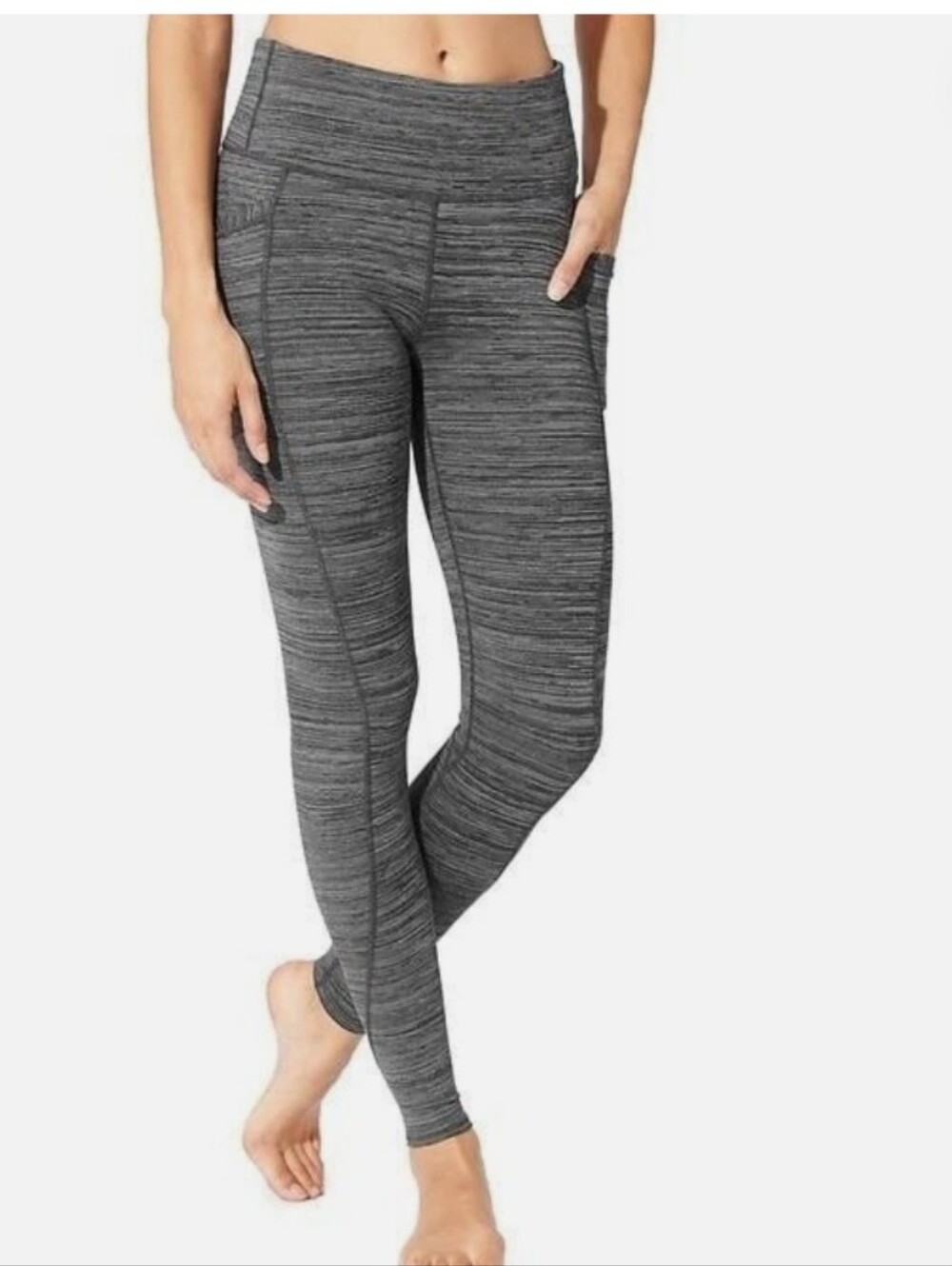 Athleta Spacedye Chaturanga to Town Tight High Rise Leggings Gray XL